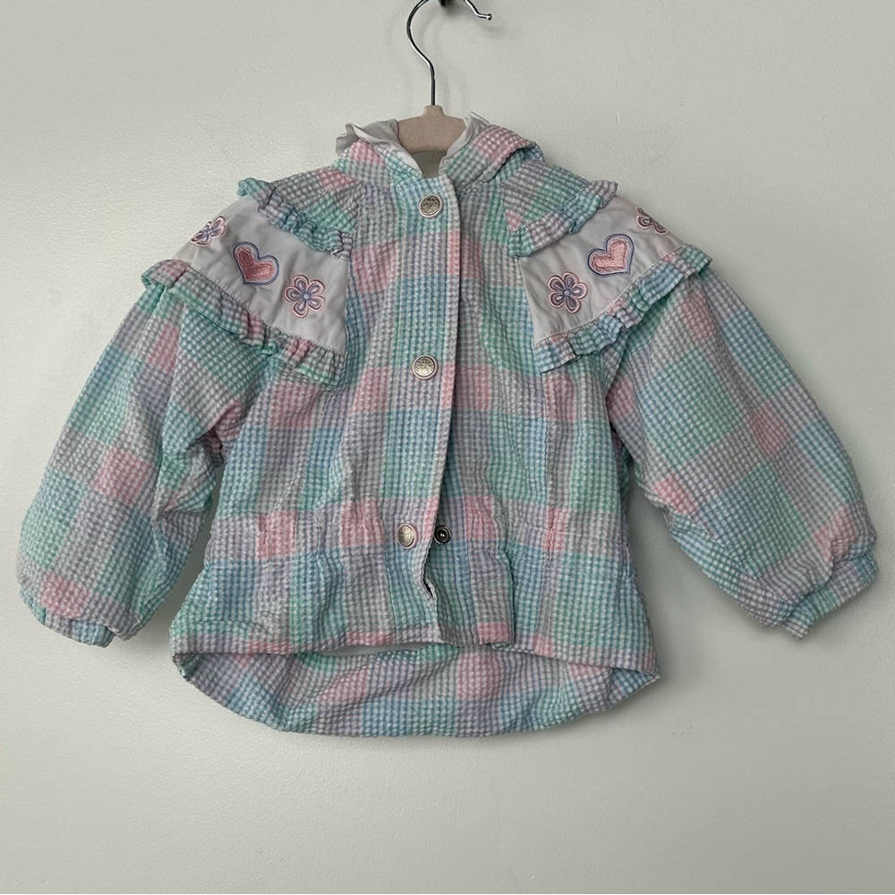 Vintage Seersucker Casual Time Lined Spring Toddler 
Jacket